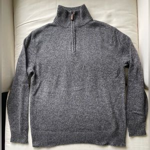 J. Crew Men’s Medium 1/4 Zip Wool Sweater